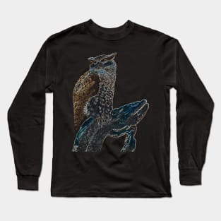 owl colored Long Sleeve T-Shirt